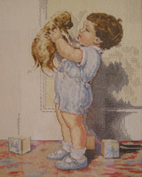 "Мальчик с собакой". Автор: Ситниленко Ольга Вячеславовна