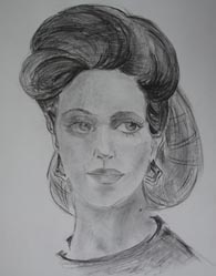 "Портрет". Автор: Панкова Маша. Руководитель: Козлова Е. П., школа № 367.