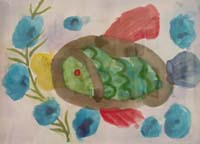 "Подводный мир". Автор: Давыдов Артем, 5 лет.